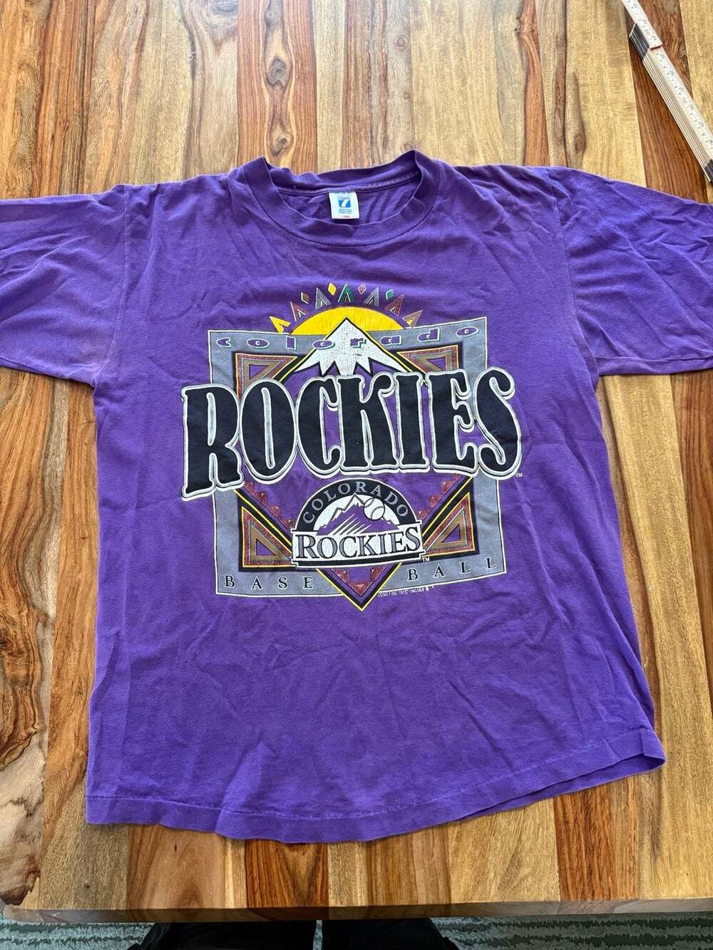Vintage 1993 Inaugural Season Colorado Rockies Shirt size Large